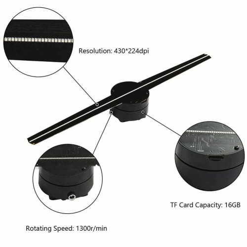 3D голографический вентилятор Z1 (42см)