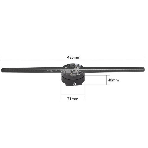 3D голографический вентилятор Z1 (42см)