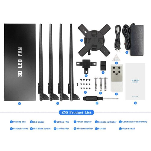 3D голографический вентилятор Z5S (HD 100см)