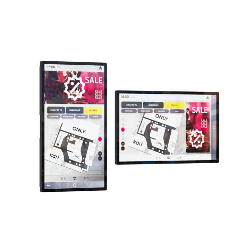 Настенный сенсорный киоск СЛИМ 43