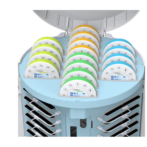 Мобильная тележка для хранения и зарядки 16 ЛабДисков