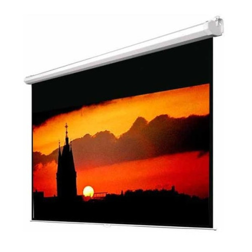 Экран с электроприводом Classic Lyra (1:1) 218x218 (E 213x213/1 MW-S0/W)