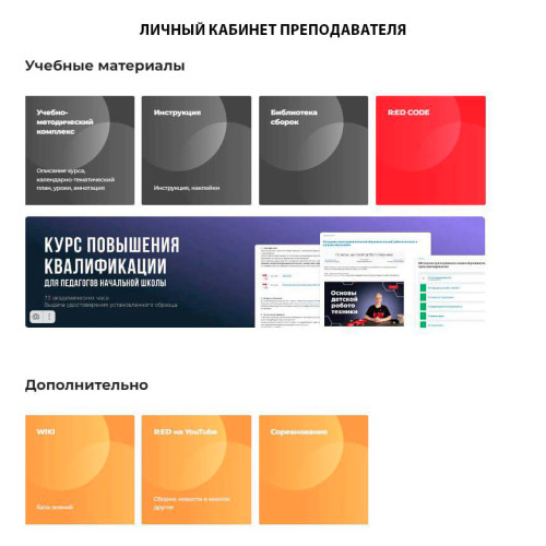 Комплекс робототехники R:ED X (Edu+)